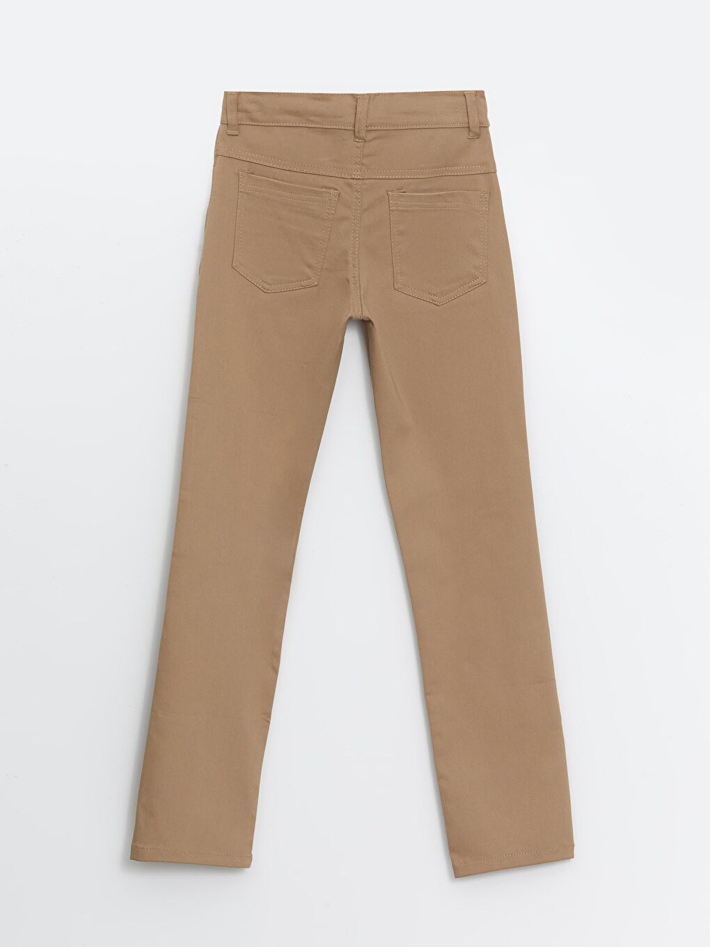 Bej Ayar Lastikli  Okul Pantolonu-2