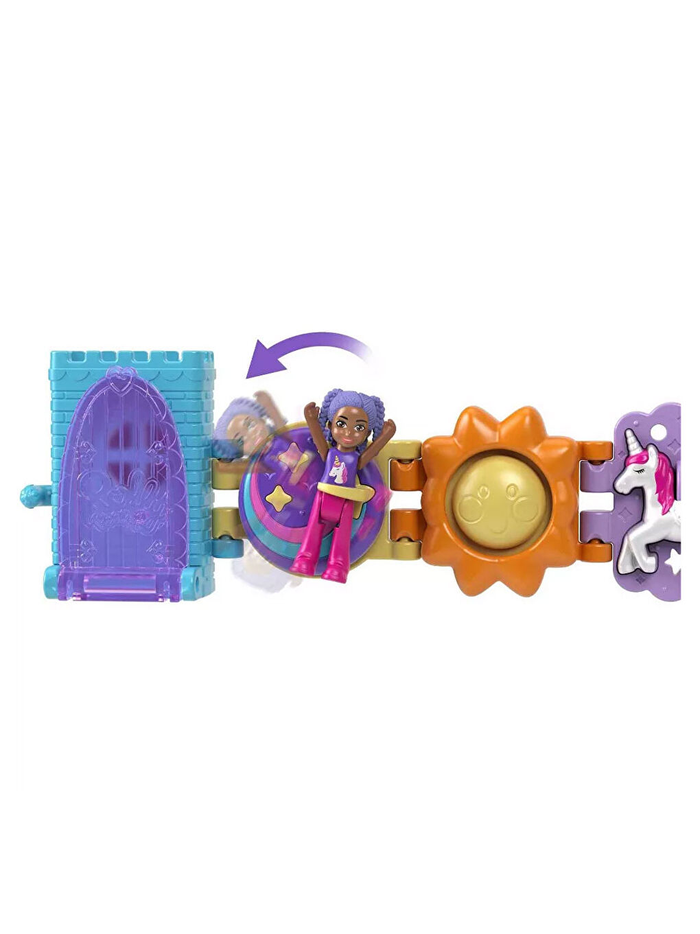 Polly Pocket Renksiz Bileklik Olabilen Sevimli Oyun Setleri HKV67-HKV68 - 3