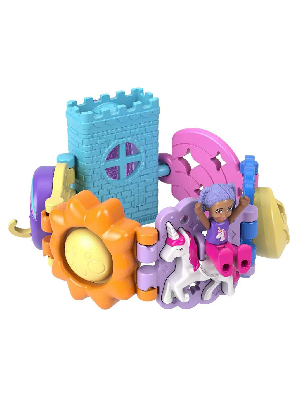 Polly Pocket Renksiz Bileklik Olabilen Sevimli Oyun Setleri HKV67-HKV68 - 4