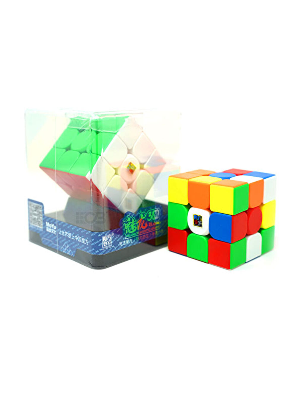 Moyu Meilong 3X3 Magnetic Zeka Küpü 3M Plastic Box MF8843