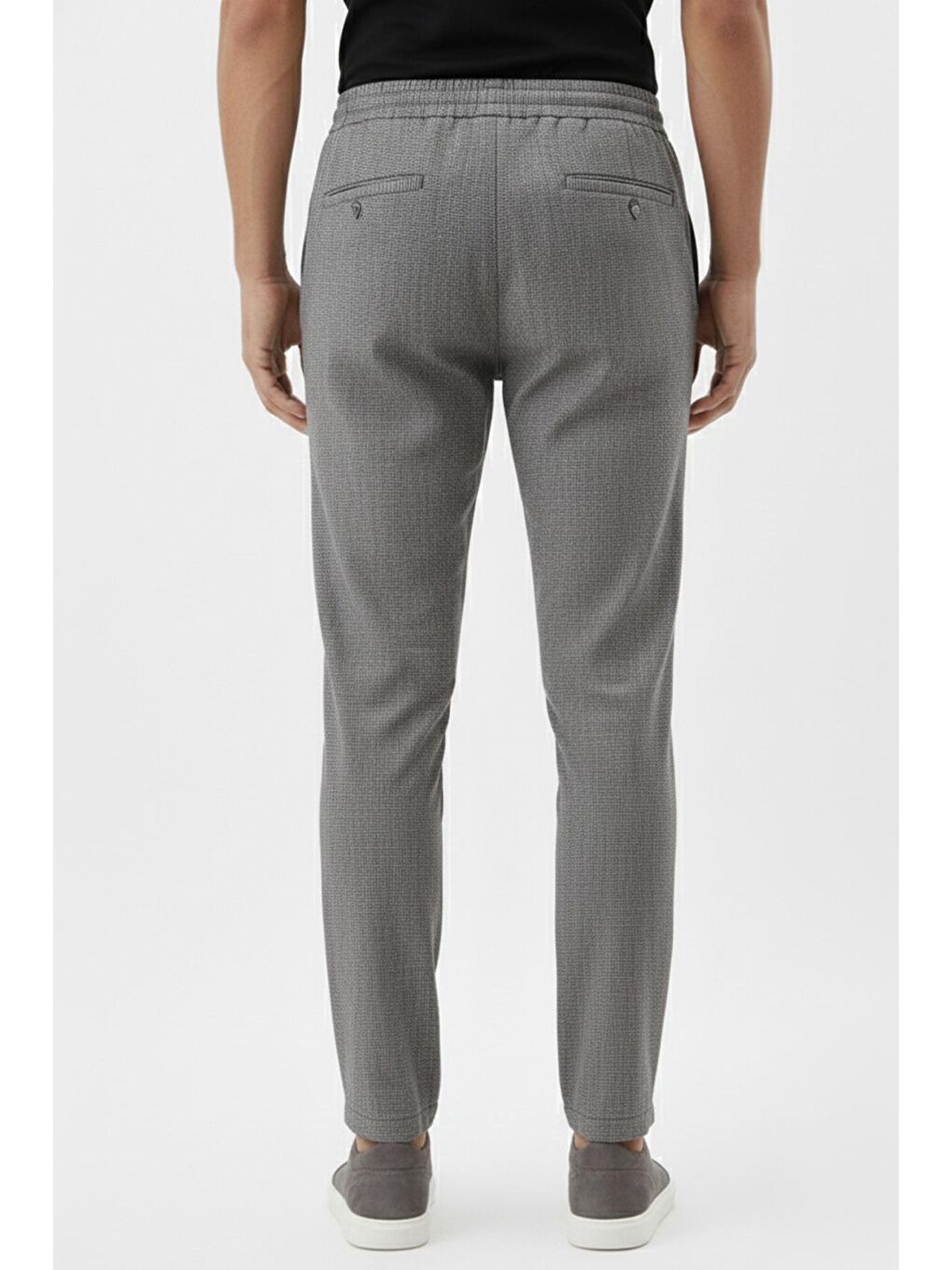 Giotelli Siyah Regular Fit Dokuma Erkek Pantolon-2