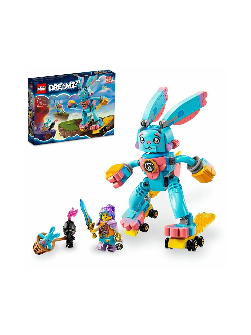 Lego Beyaz-Renklibaskı DREAMZzz Izzie ve Tavşan Bunchu 71453