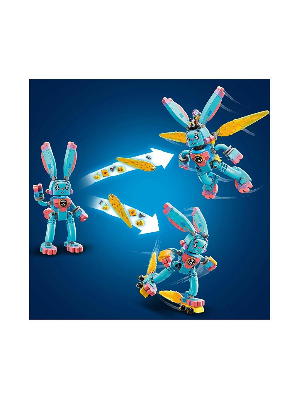 Lego Beyaz-Renklibaskı DREAMZzz Izzie ve Tavşan Bunchu 71453 - 4