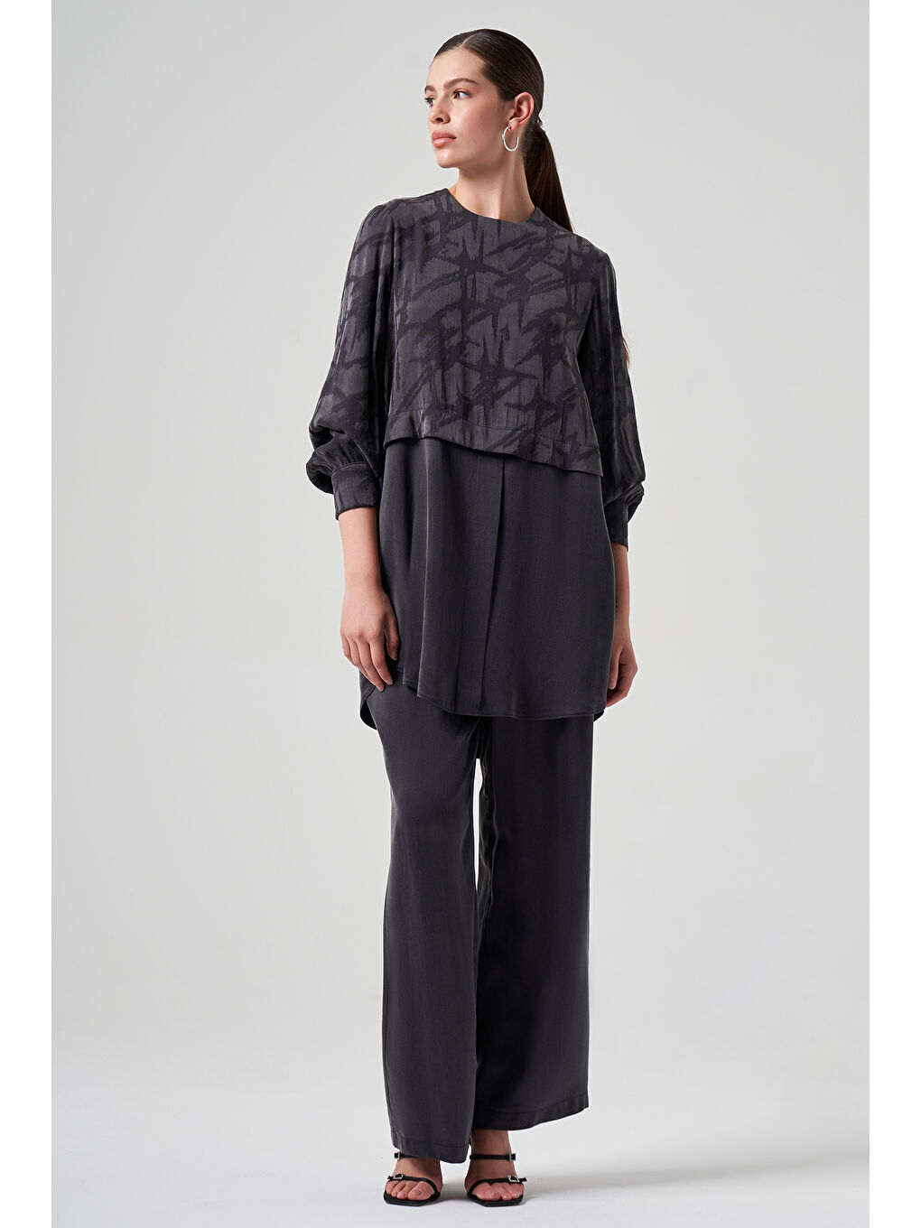 Cupra Kapaklı Pantolonlu Takım 1011 Antrasit