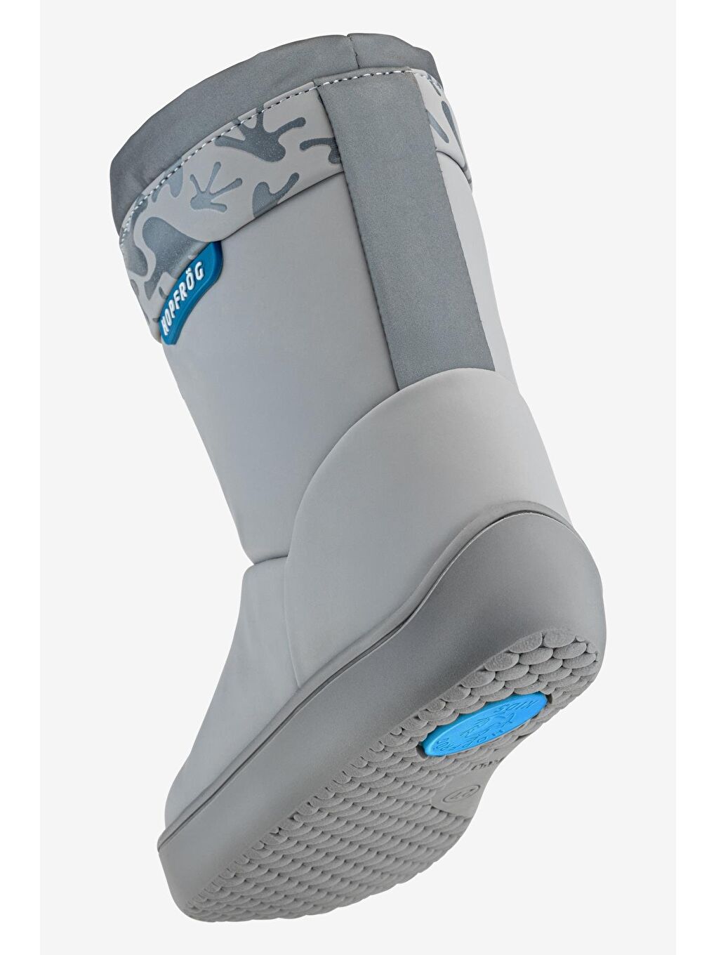 Rain Boots Süper Mat Havalı Gri Suya Ve Soğuğa Dayanıklı Barefoot Çocuk Botu-7