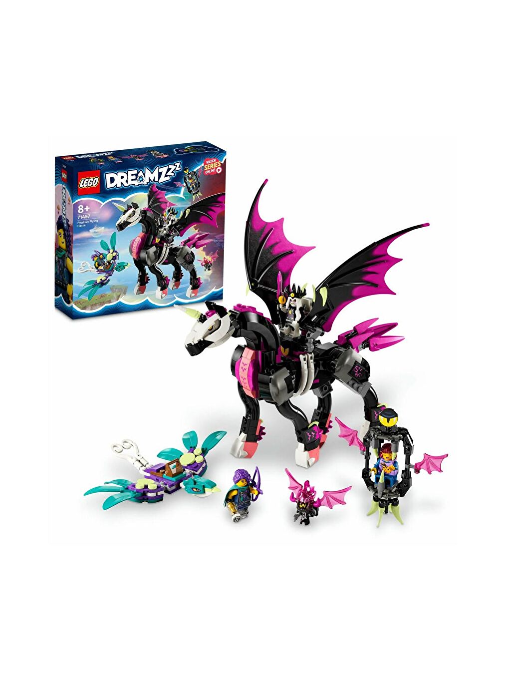 Lego Beyaz-Renklibaskı DREAMZzz Uçan At Pegasus 71457