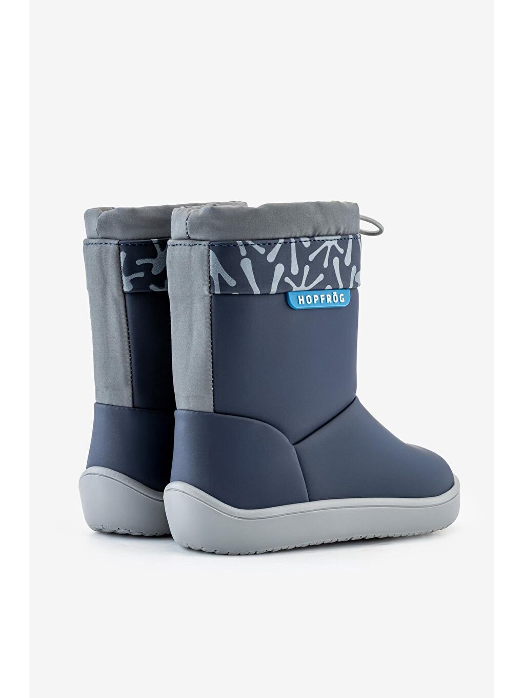 Rain Boots Süper Mat Lacivert Suya Ve Soğuğa Dayanıklı Barefoot Çocuk Botu-1