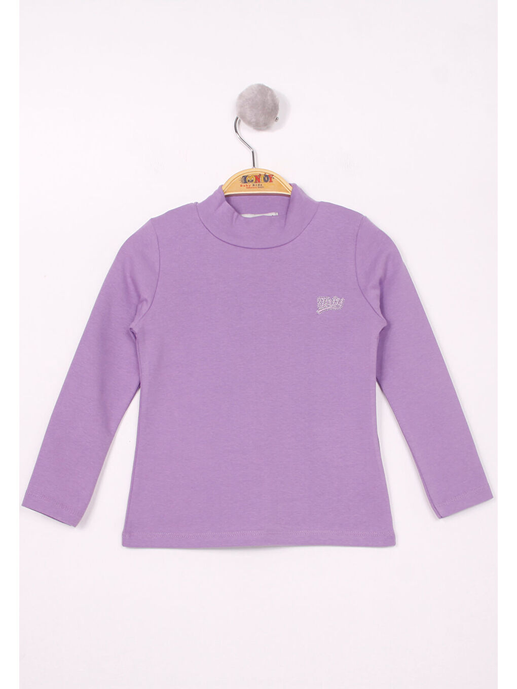 Toontoykids Lila Kız Çocuk  Nakışlı Sweatshirt