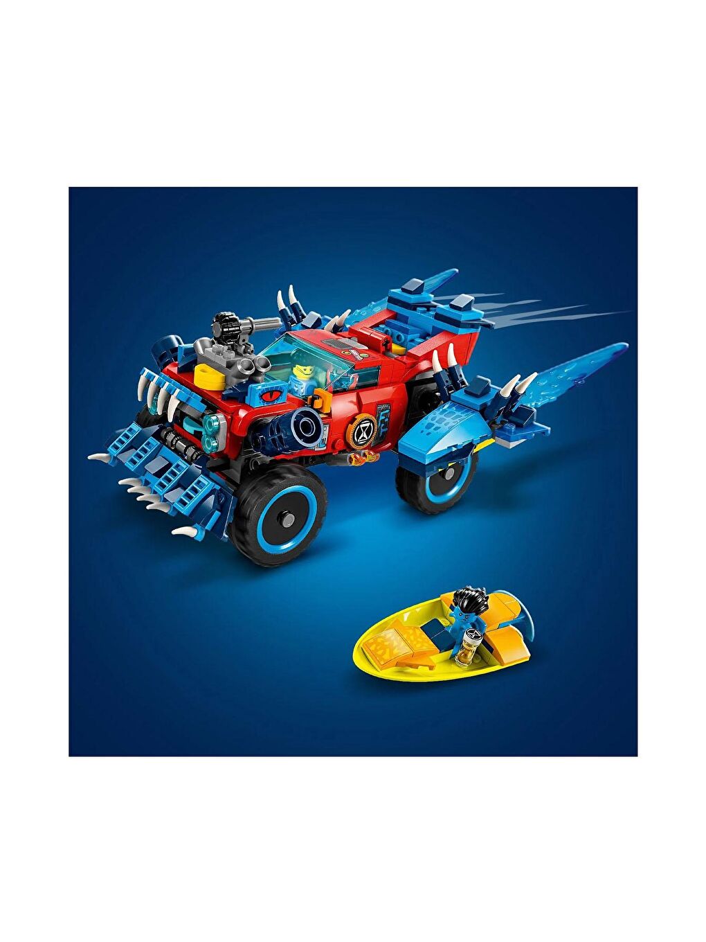 Lego Beyaz-Renklibaskı DREAMZzz Timsah Araba 71458 - 2