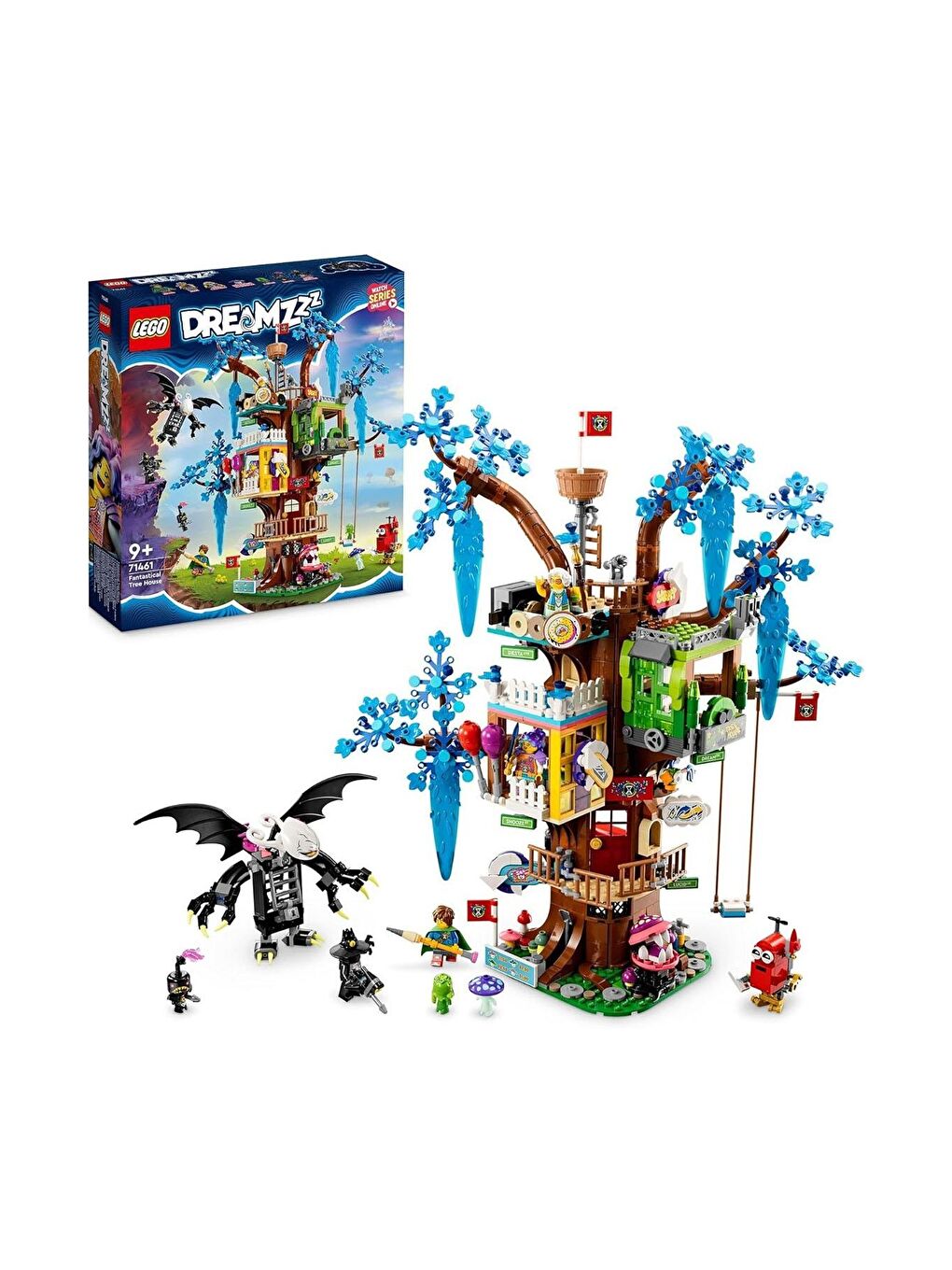 Lego Beyaz-Renklibaskı DREAMZzz Fantastik Ağaç Ev 71461