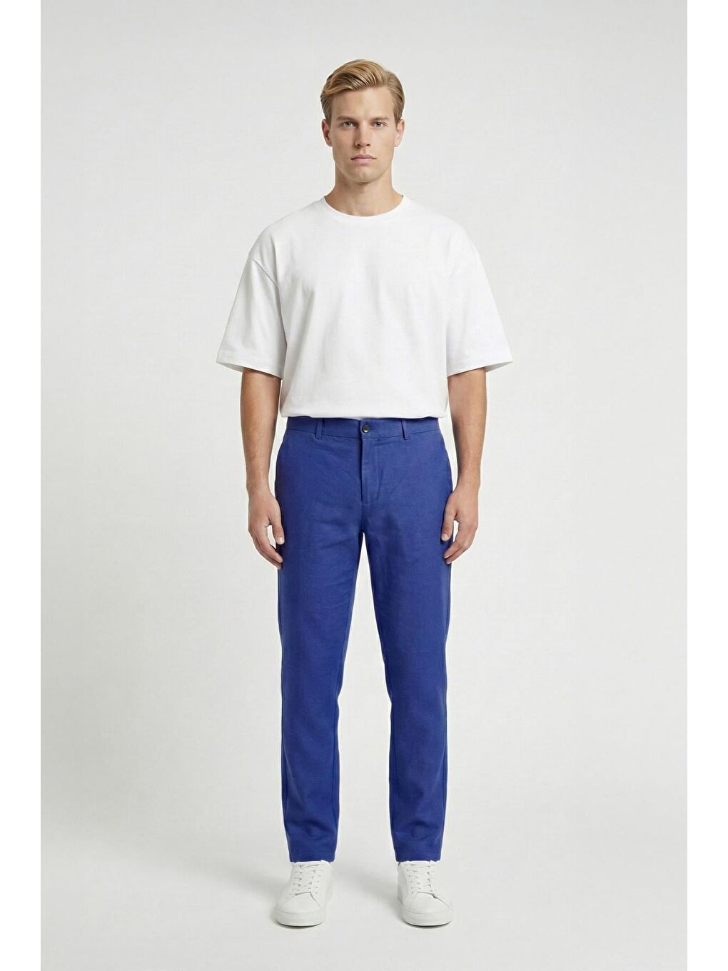 Lacivert Giotelli Erkek Yan Cepli Lort Pantolon-2