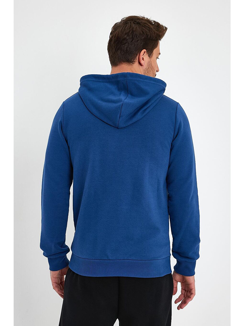 Mavi Erkek Dont Quit Baskılı 3 İplik Kapüşonlu Hoodie Sweatshirt-5