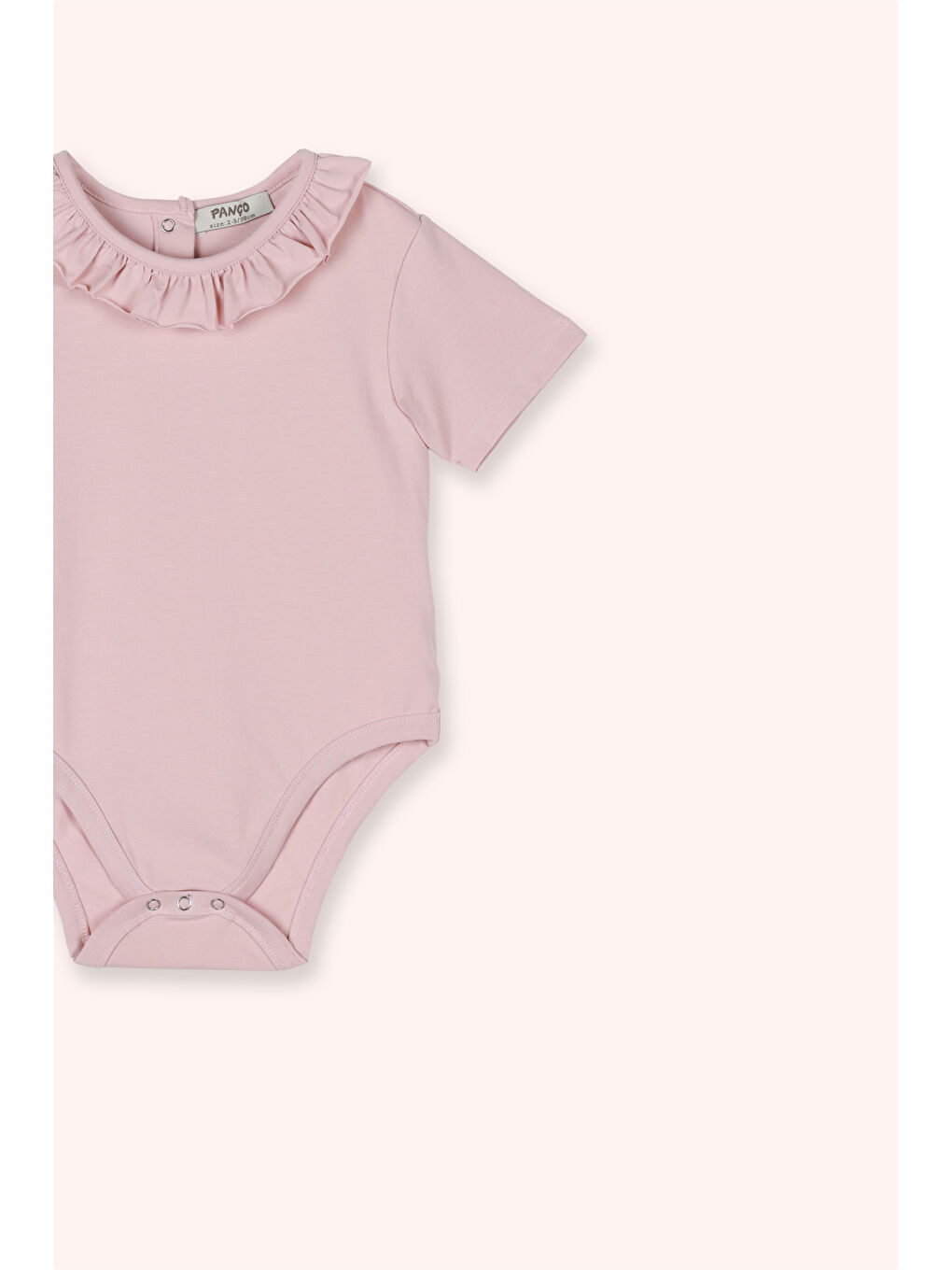 Pembe Kız Çocuk Kısa Kollu Body Mavi-2