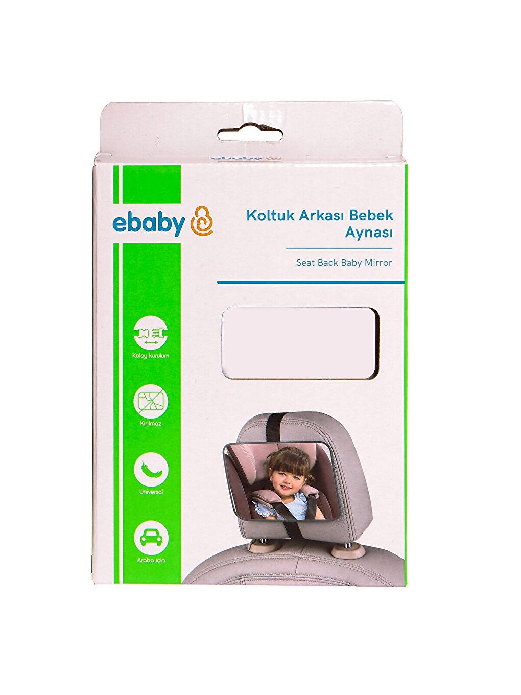 ebaby Karışık Koltuk Arkası Bebek Aynası