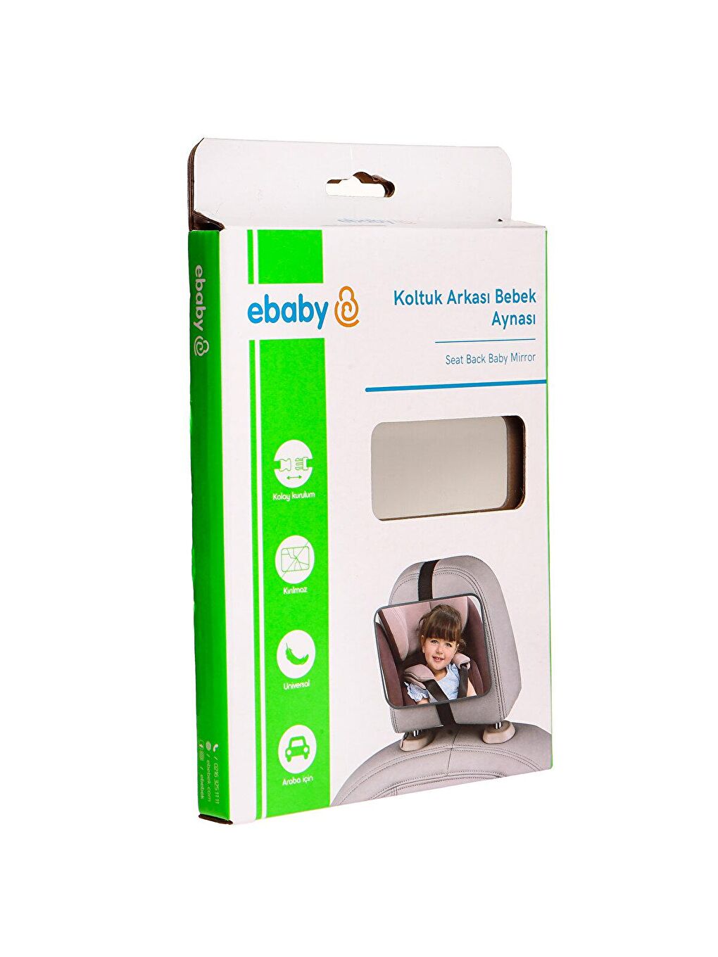 ebaby Karışık Koltuk Arkası Bebek Aynası - 1