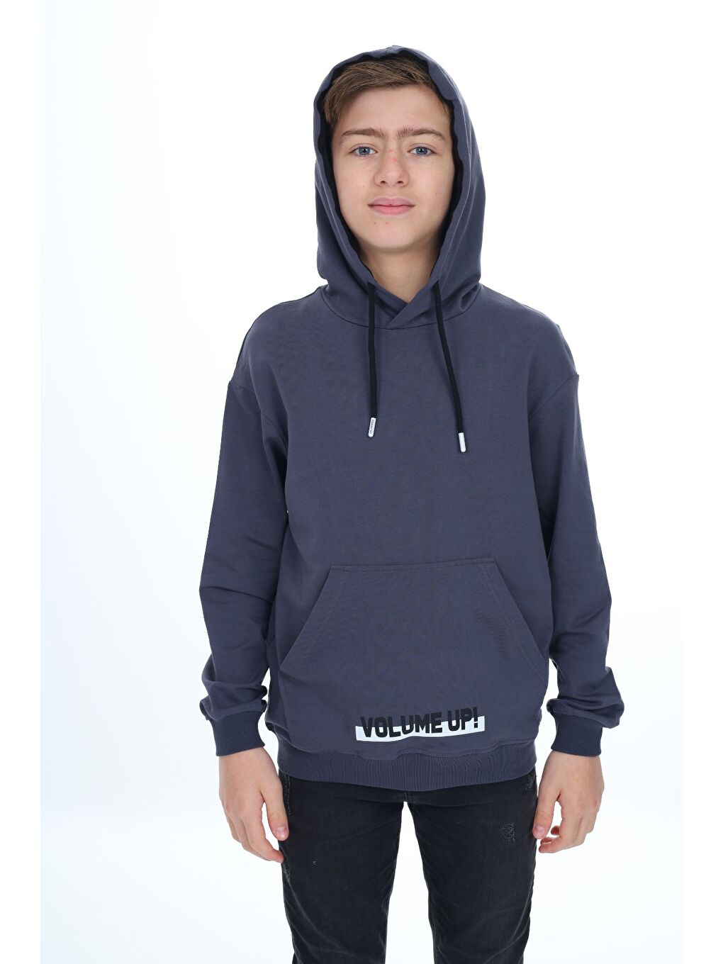 Toontoykids Gri Erkek Çocuk Baskılı Sweatshirt