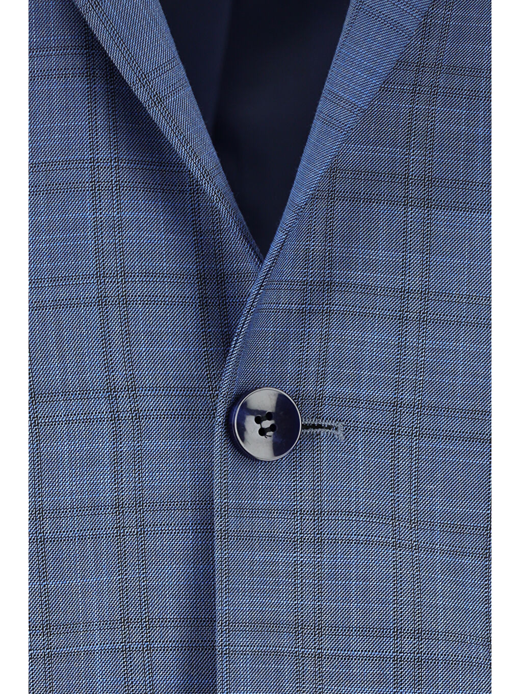 Mavi Regular Fit Klasik Ekose Takım Elbise-3