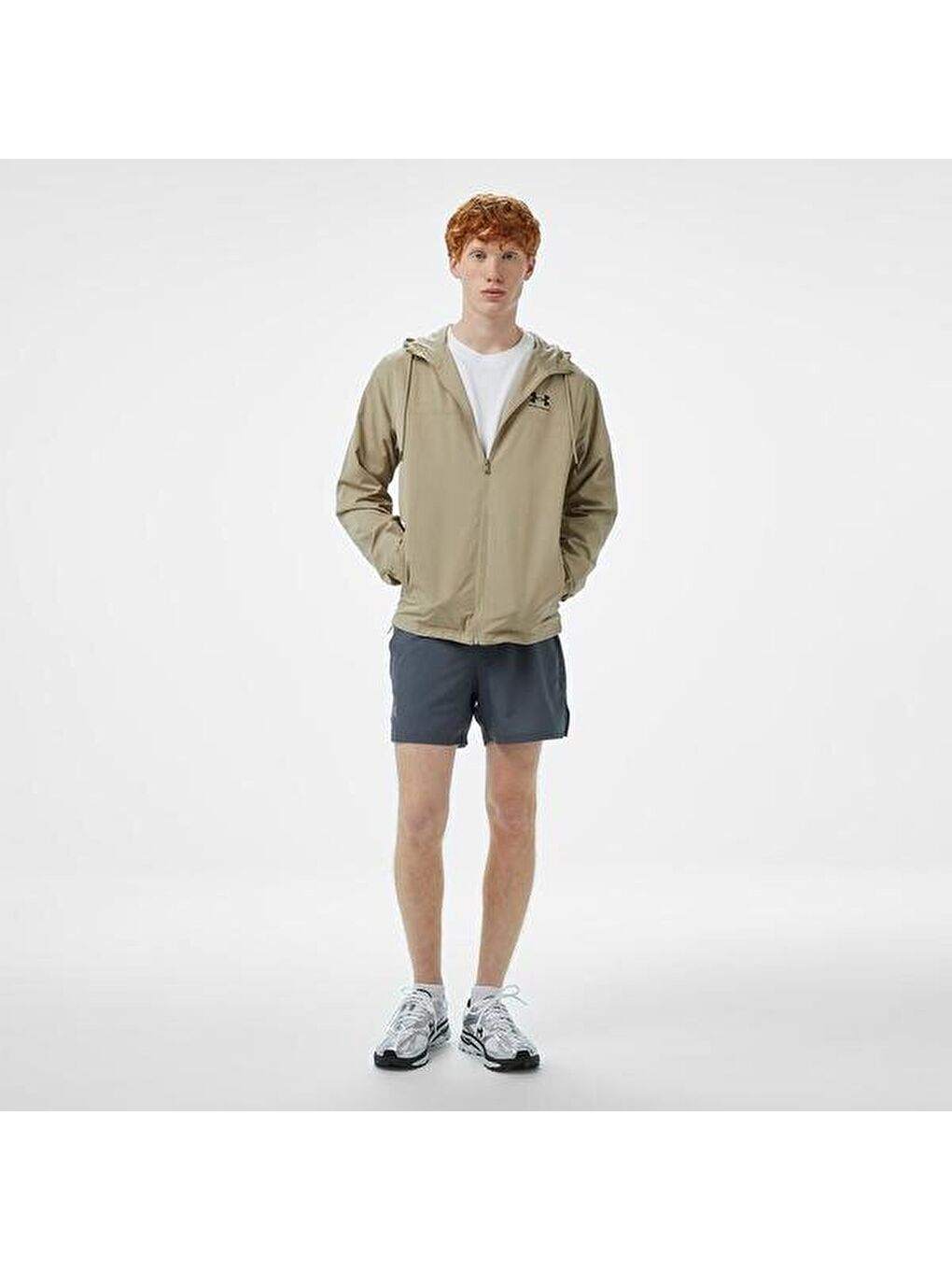 Rival Woven Erkek Bej Kapüşonlu Ceket-2