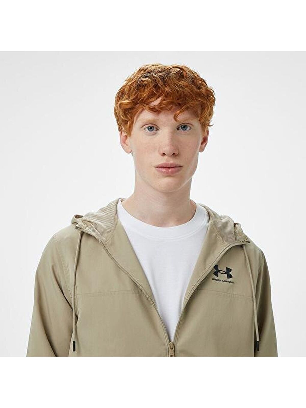 Rival Woven Erkek Bej Kapüşonlu Ceket-3