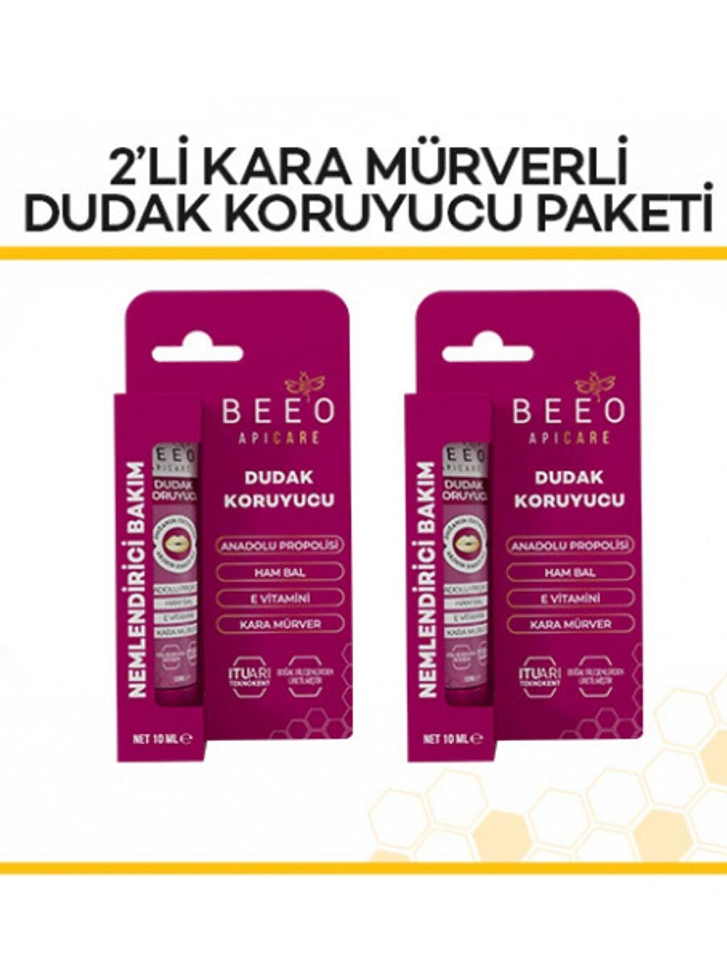 bee'o propolis Renksiz Beeo  Kadın ve Erkek Roll-On Paketi