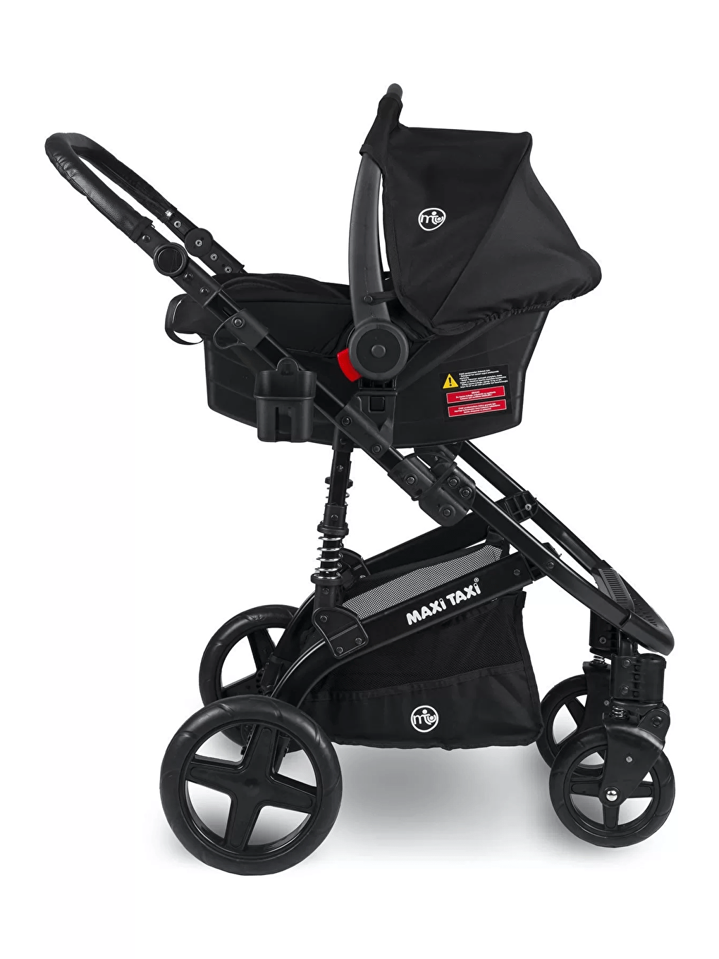 Maxi Taxi Renksiz Fast Pro Alüminyum Travel Sistem Bebek Arabası - Orion Black - 3