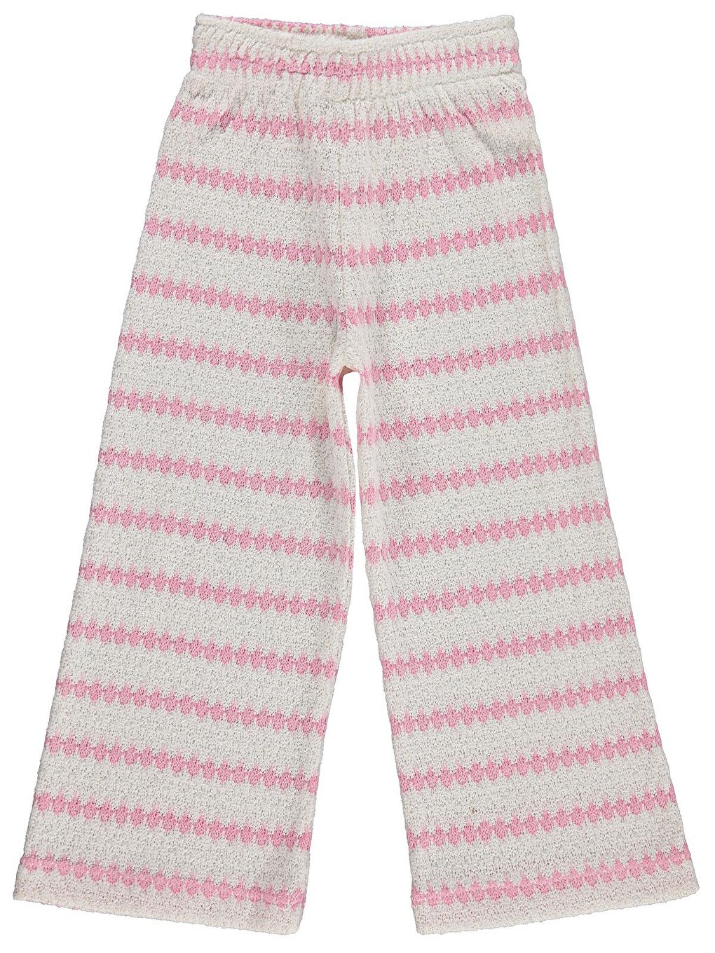 Girls Bol Paça 6-9 Yaş Pantolon - Pembe