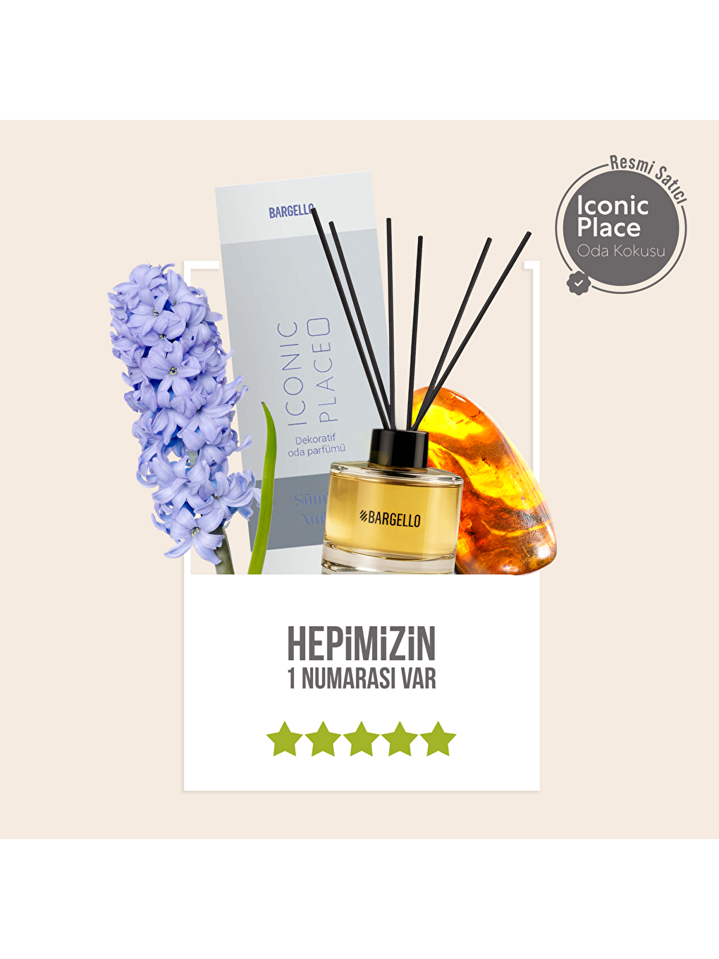 Renksiz Iconic Place Sümbül Amber 120 Ml Dekoratif Ortam Kokusu-1