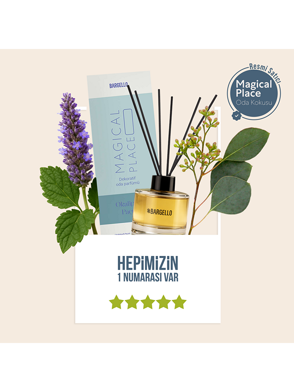 Renksiz Magical Place Okali̇ptus Paçuli̇ 120 Ml Dekoratif Ortam Kokusu-1
