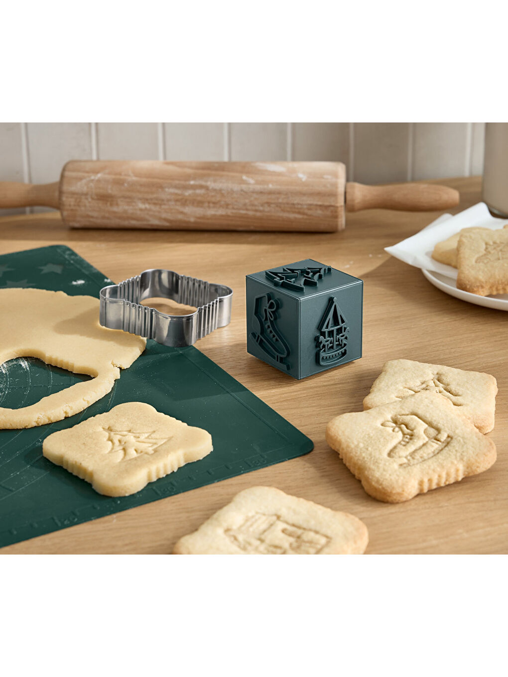 Yeşil Kurabiye Damga Seti