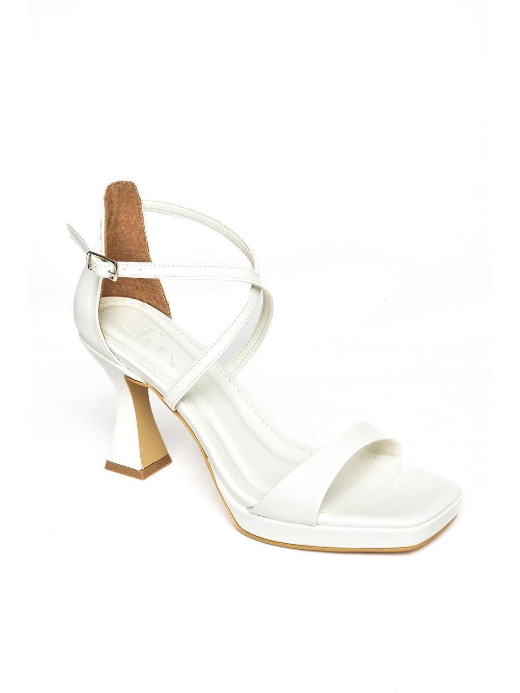 S5693154 Beyaz Kadın Topuklu Ayakkabı-1