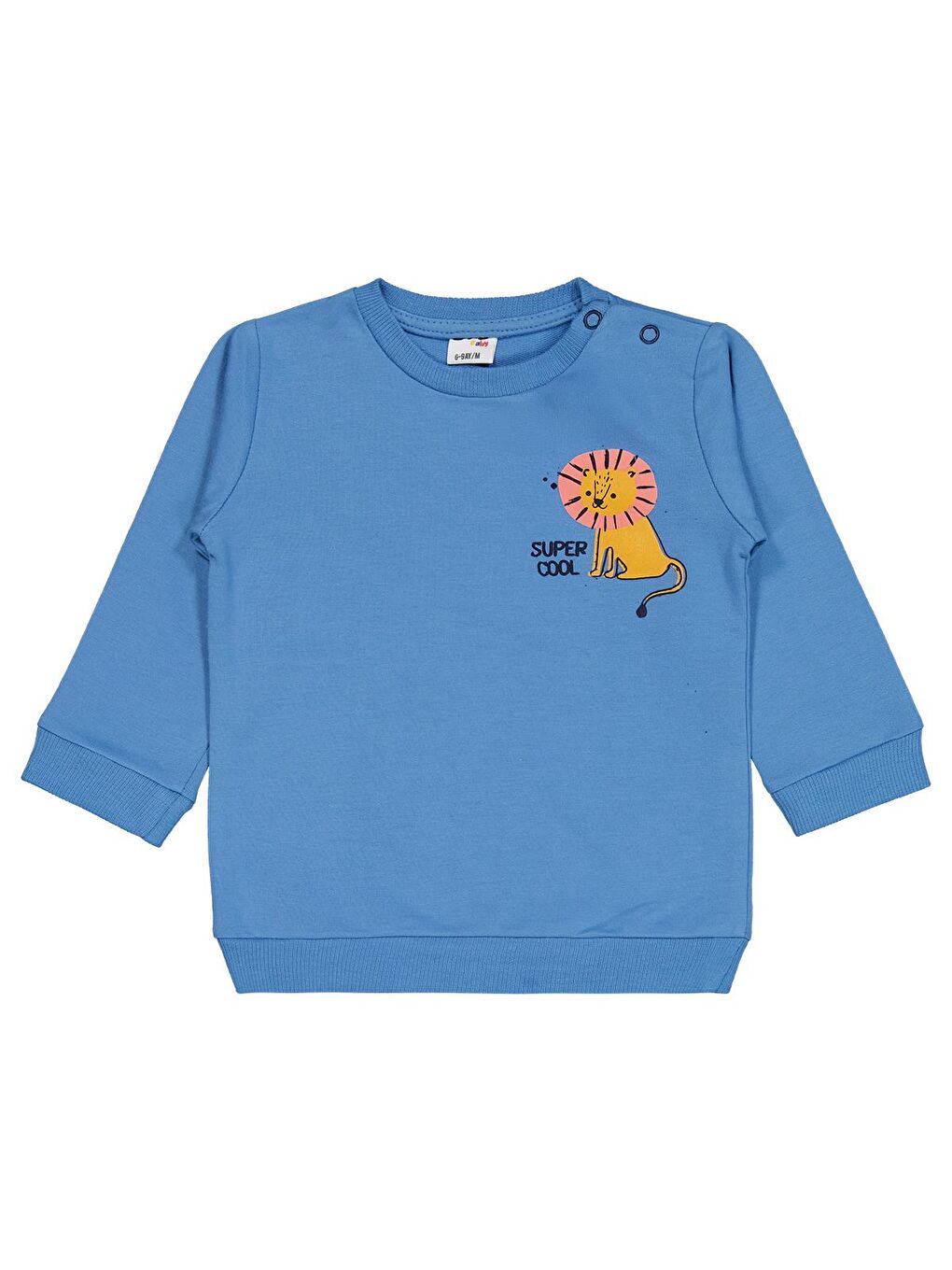 Siyah Baby Safari Baskılı 2'li Set 6-18 Ay Takım - Standart-1