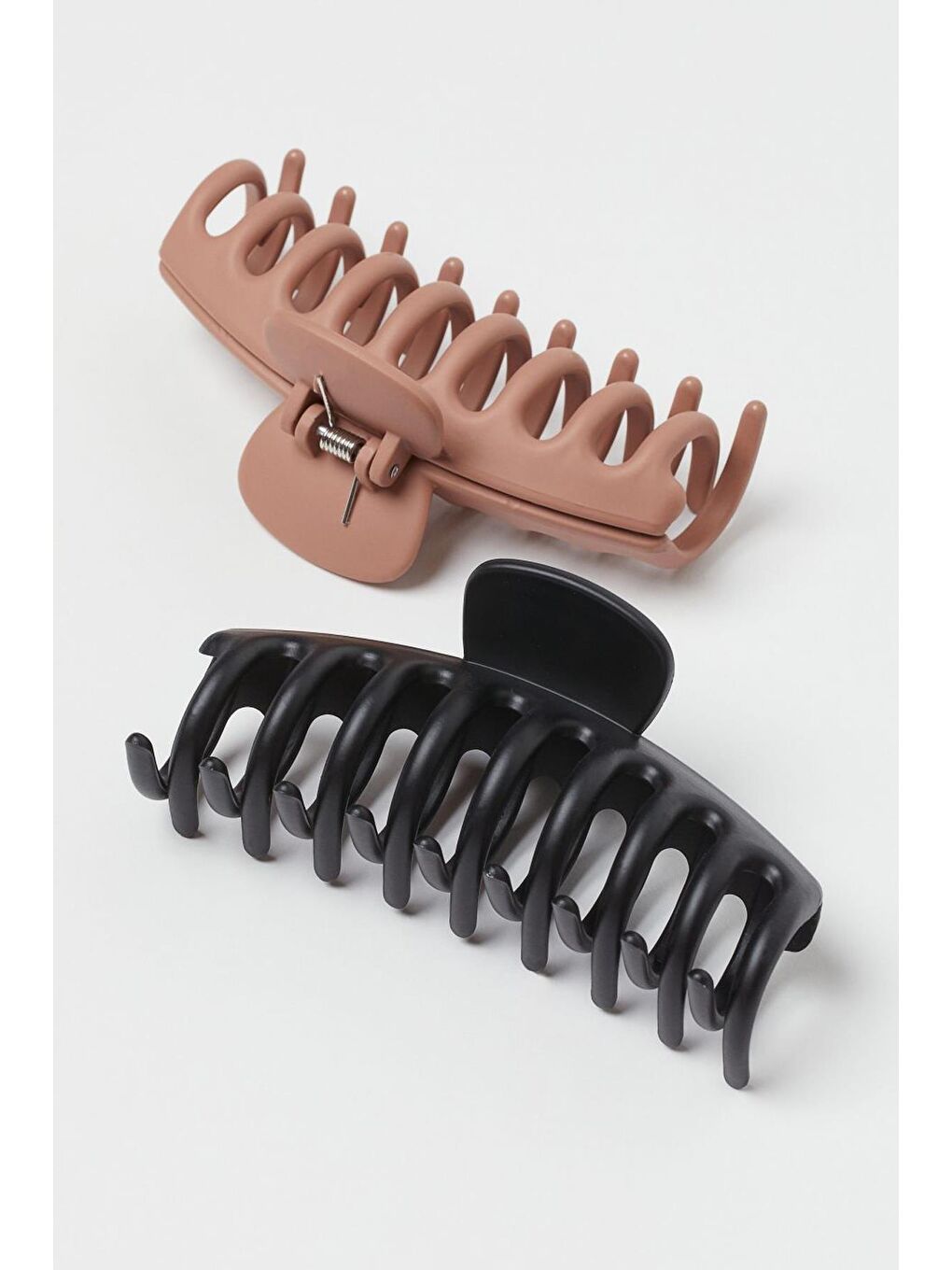 Siyah 2'li Paket Trendi Dev Mandal Saç Tokası