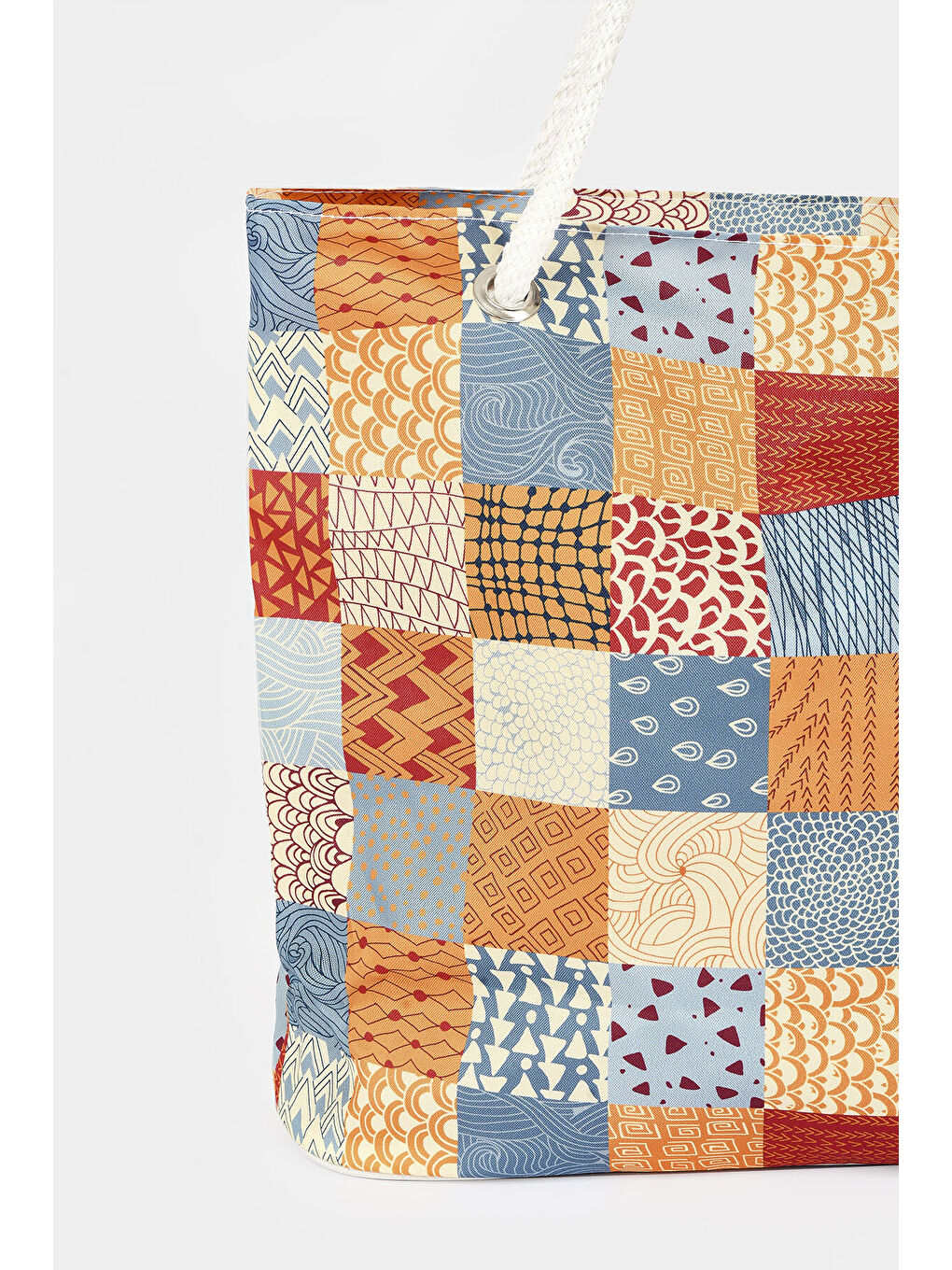 Karışık Renkli Captivating Plaj Çantası-1