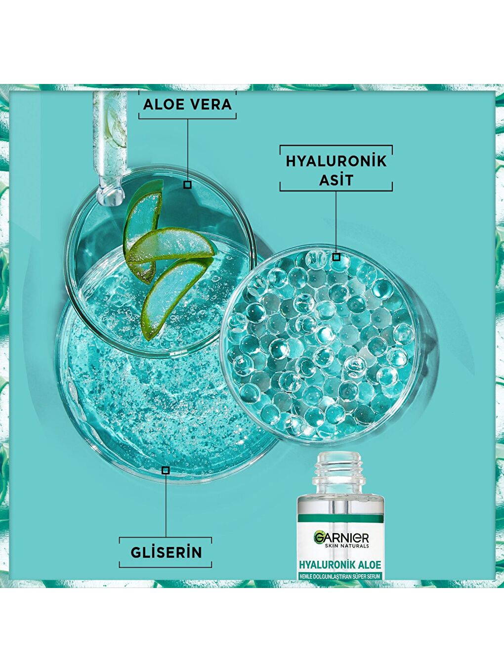 GARNIER Renksiz Hyaluronik Aloe Nemlendirici Dolgunlaştırıcı Süper Serum 30 ml - 5