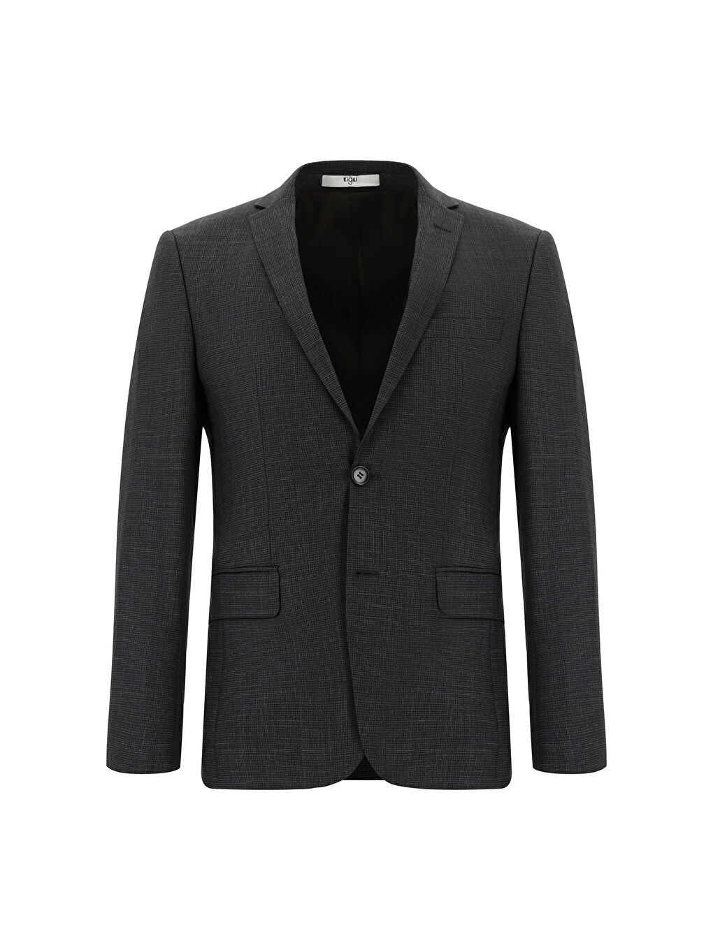 Kahverengi Super Slim Fit Ekstra Dar Kesim Klasik Desenli Takım Elbise-1