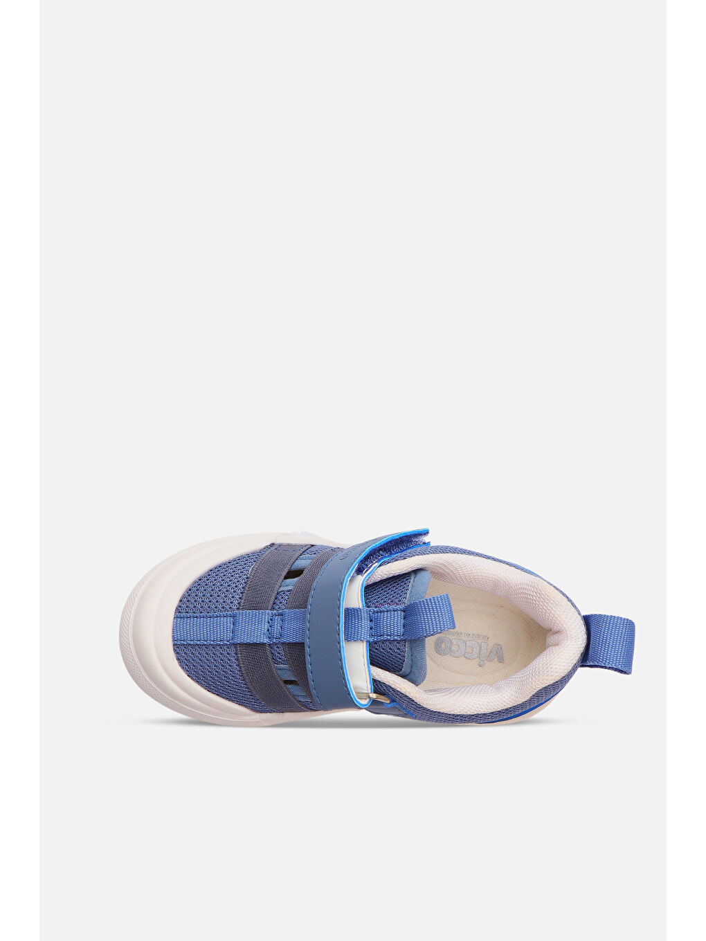 Mavi Momo Işıklı Erkek Çocuk  Okul Öncesi Jean Spor Ayakkabı-2