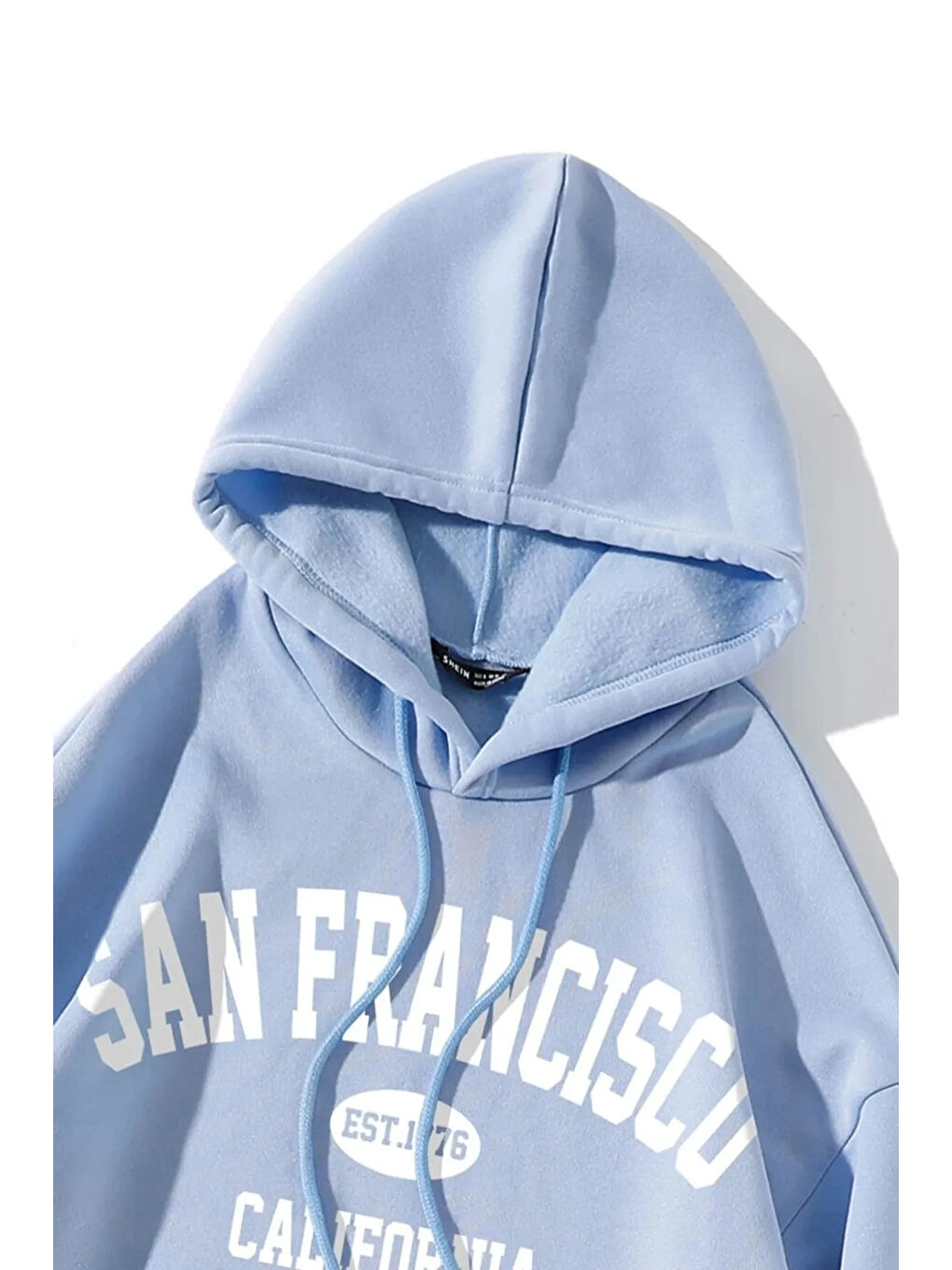 uyguntarz Bebek Mavisi San Francisco Baskılı Oversize Sweatshirt - 1