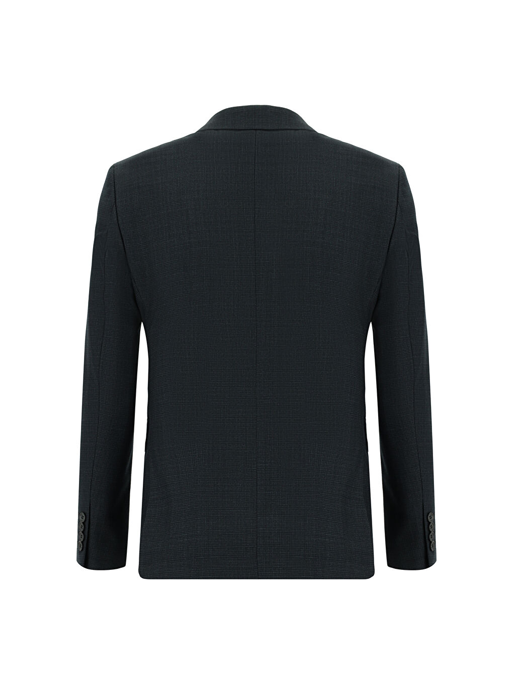 Antrasit Super Slim Fit Ekstra Dar Kesim Klasik Desenli Takım Elbise-2