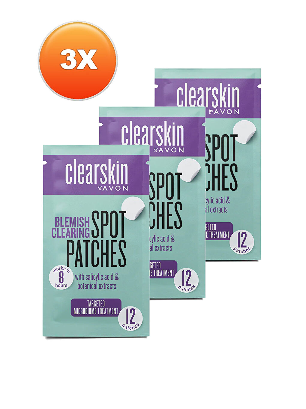 AVON Renksiz Clearskin Blemish Temizleyici Bantlar Üçlü Set - 1