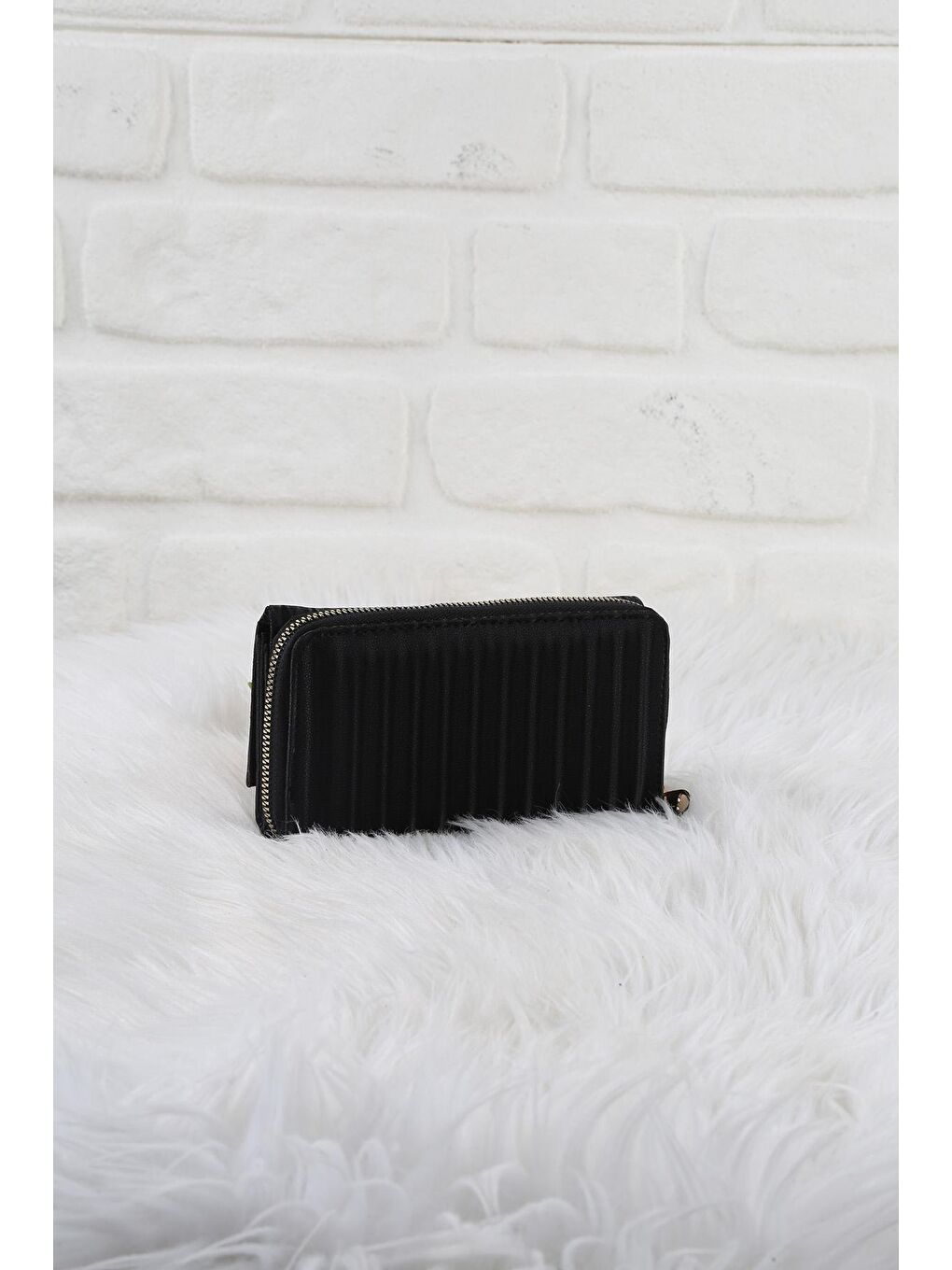 Siyah Baskılı Cüzdan/Para Çantası-3