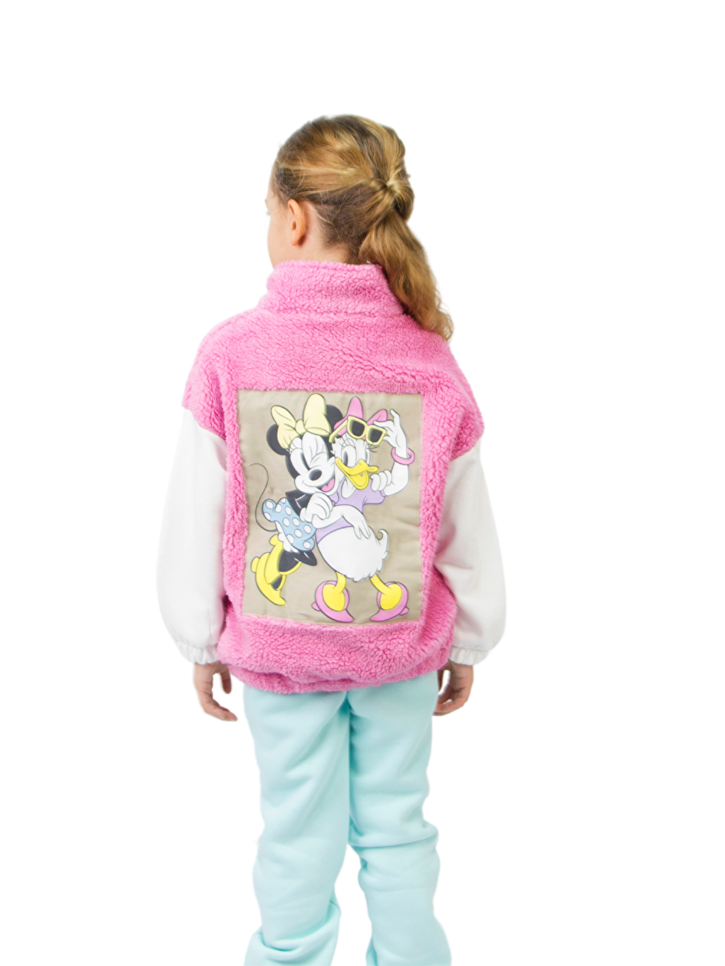 Pembe Minnie Mouse Lisanslı Kız Çocuk 2'li Takım 22039-5