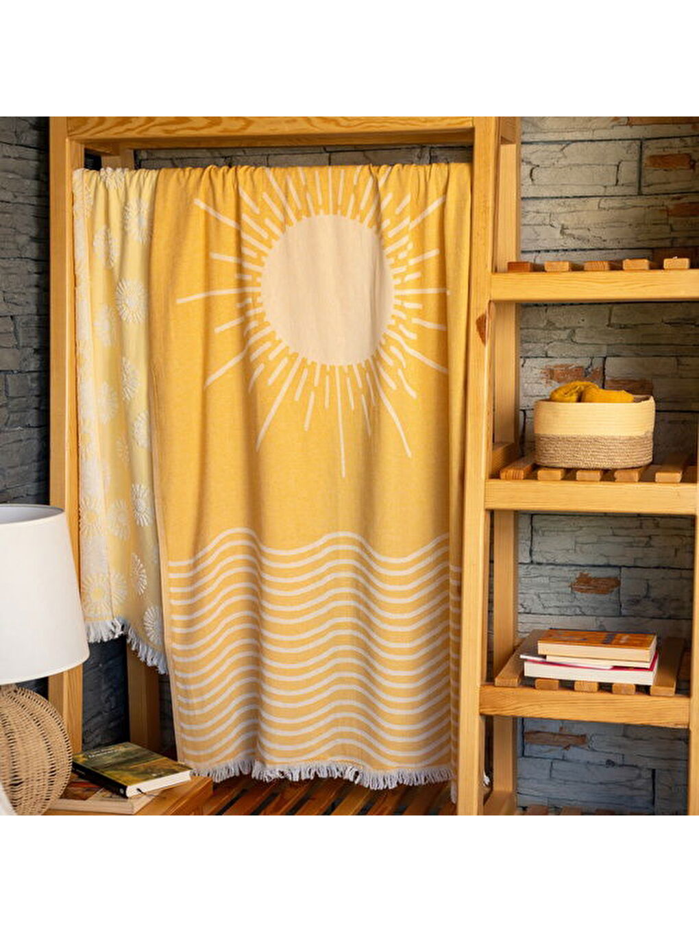 Soft Sun Madness Peştamal - Ekru - 90x160 cm