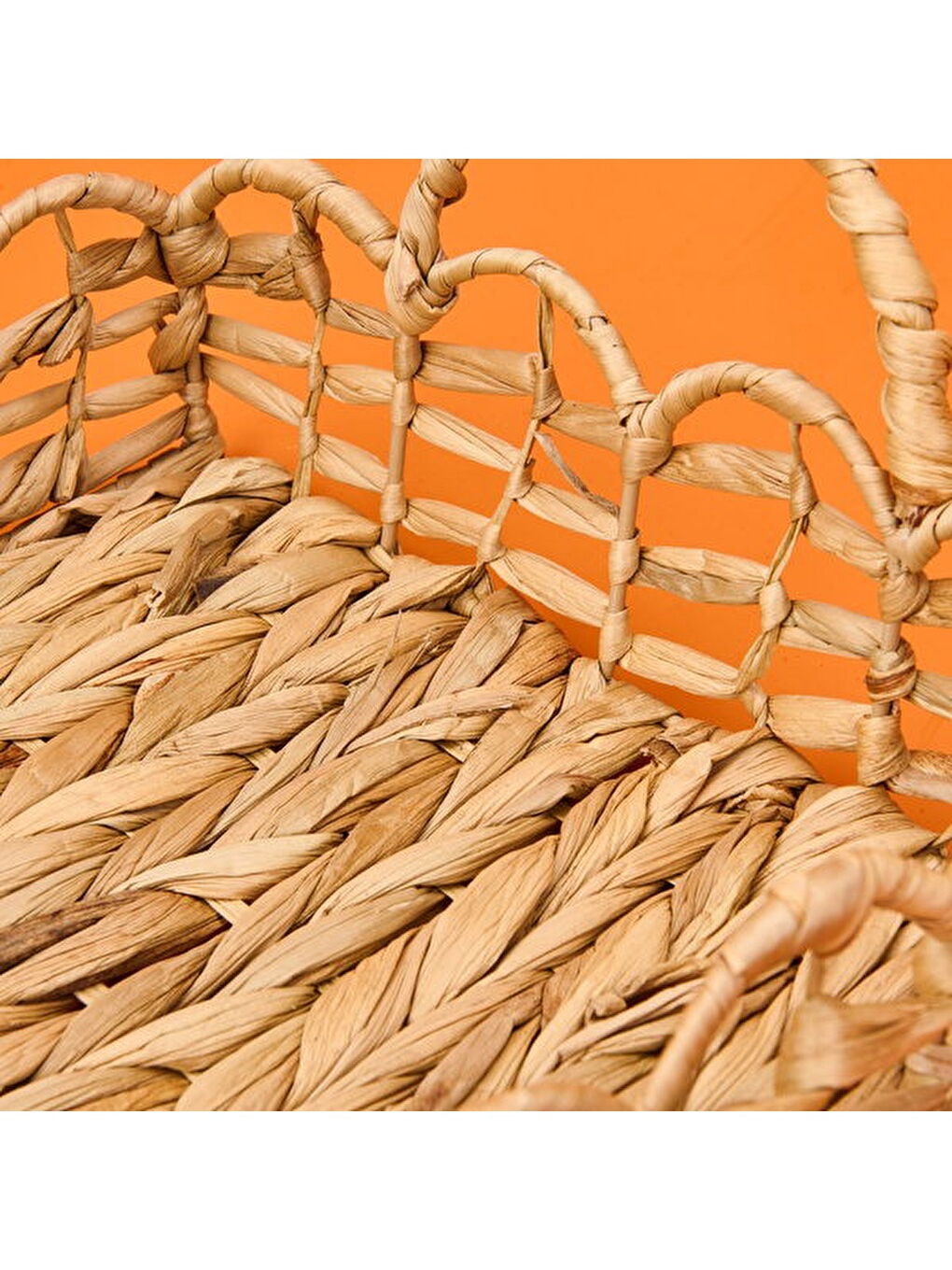 Su Sümbülü Dekoratif Tepsi - Kahverengi - 35x28 cm-2