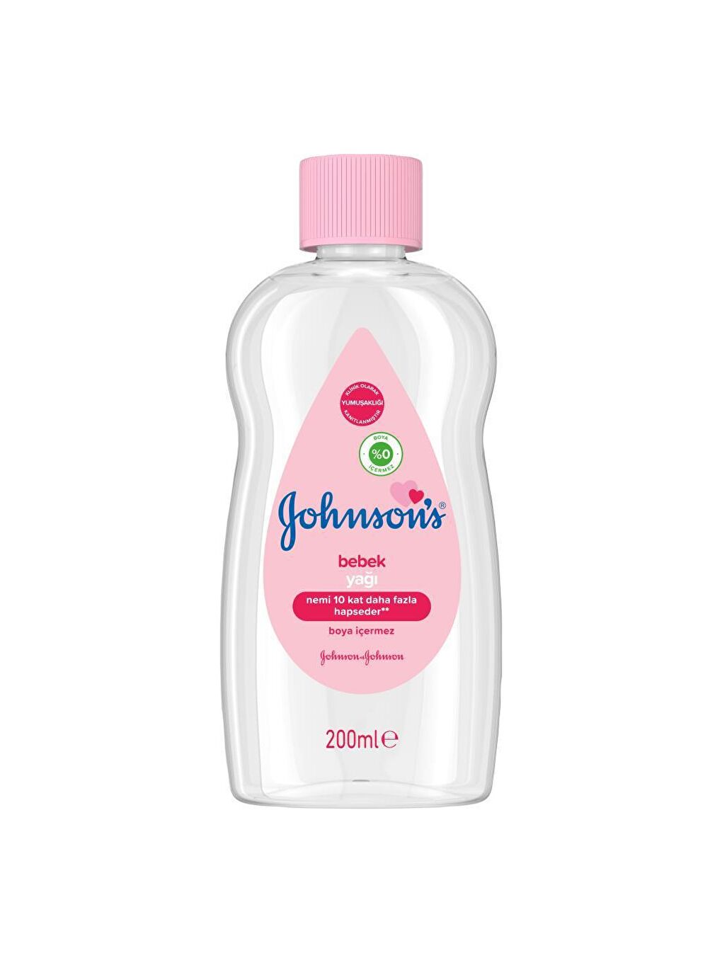 JOHNSON'S Renksiz Bebek Yağı 200 ML