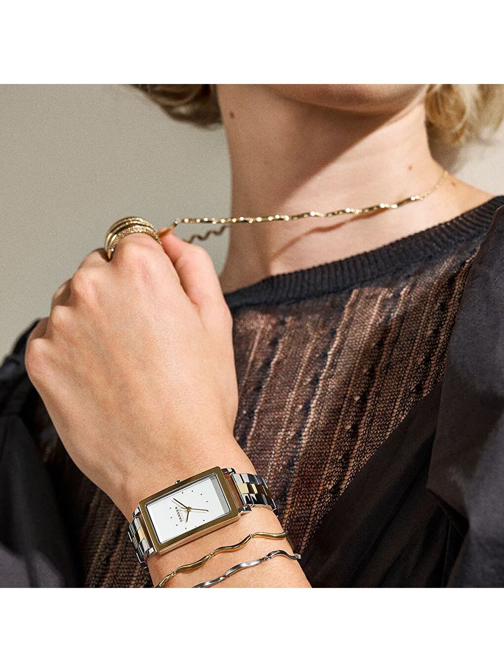 Sarı SKW3156 Kadın Kol Saati-3