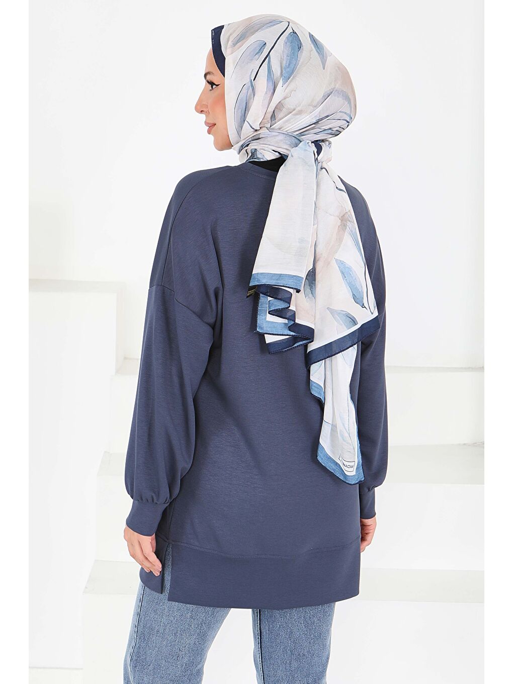 Yıldız Taş Detaylı Oysho Tunik Antrasit - 27673-3