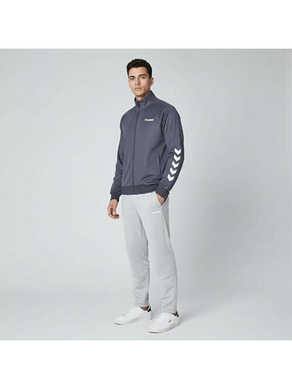 Falconzo Erkek Mavi Dik Yaka Ceket-1