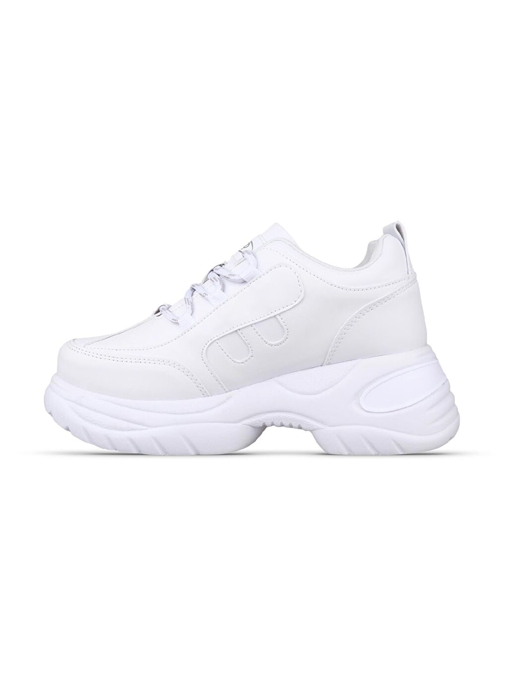 Kadın Günlük Ayakkabı - Beyaz, Nubuk Deri-1