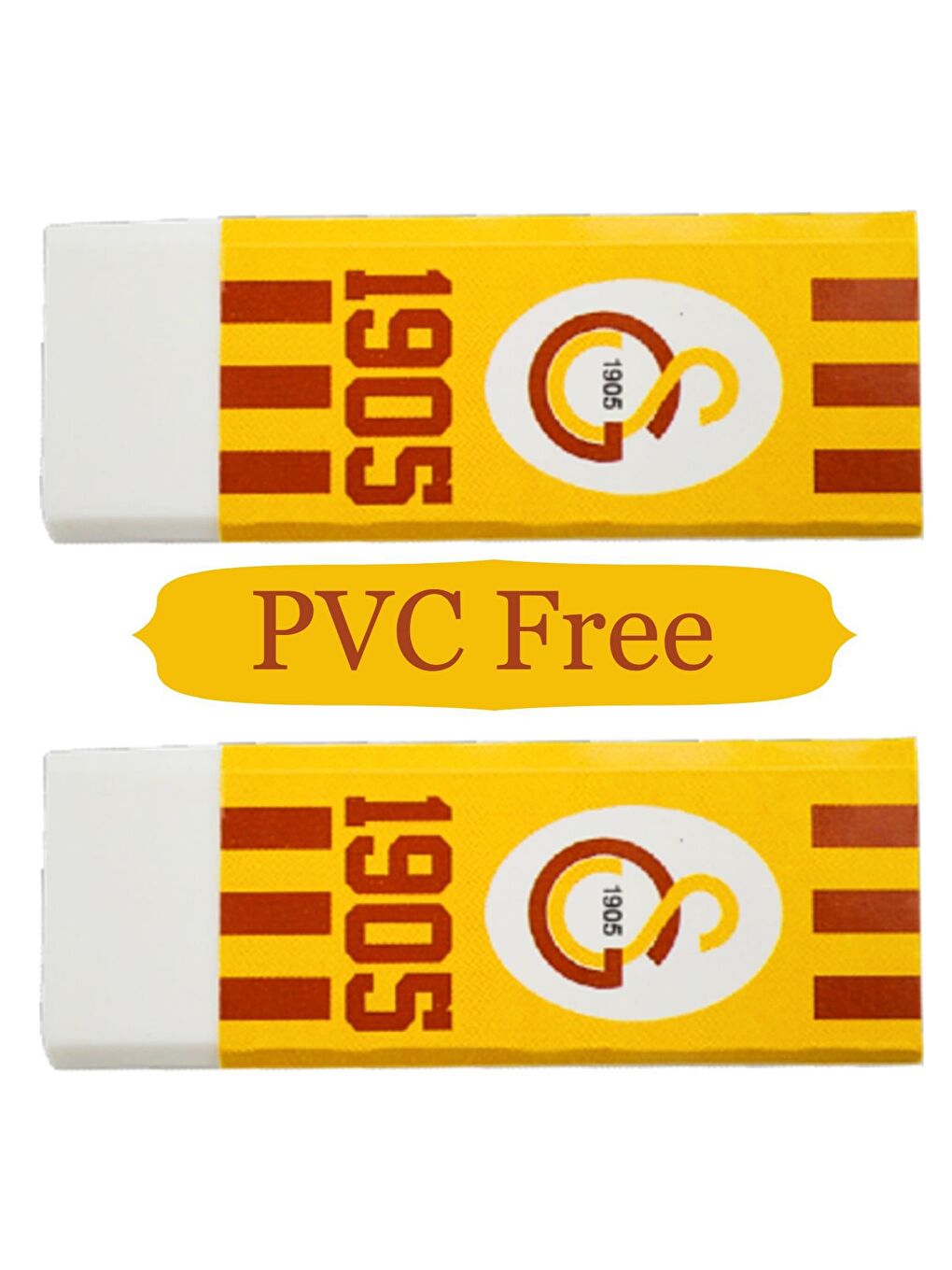 Galatasaray Beyaz No:20 PVC Free Büyük Boy Beyaz Silgi 20 Adet - 1