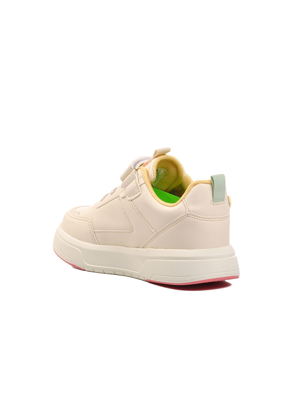 Pepino Krem-Pembe Krem-Pudra Cırtlı Unisex Çocuk Sneaker 1831-F - 3